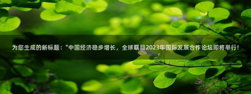 为您生成的新标题：\
